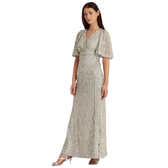 Lauren Ralph Lauren Dresses New Ralph Lauren Sequined Elbow Sleeve